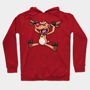 Furious Christmas Reindeer Hoodie